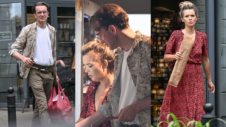 Tomasz Kot "przyłapany" z żoną na ekologicznych zakupach