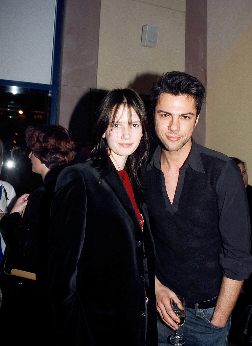 Karolina Malinowska i Olivier Janiak w lutym 2003 roku