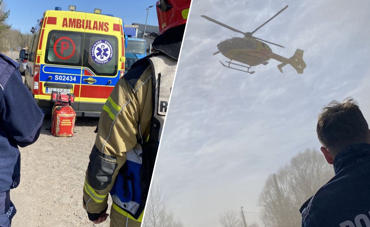 14-latek w bardzo ciężkim stanie po wypadku w lesie
