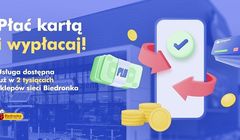 Nowa usługa „Płać kartą i wypłacaj” w sklepach Biedronka