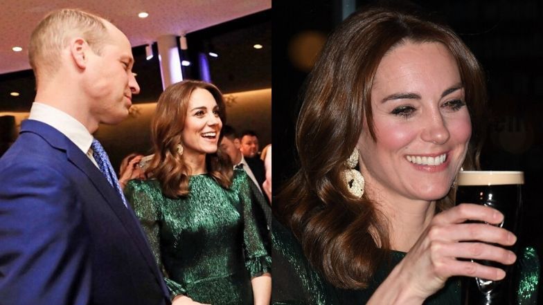 Kate Middleton i książę William świętują wizytę w Irlandii