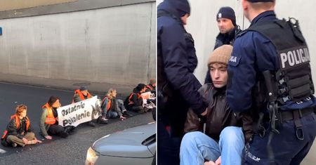Blokada Wisłostrady przez Ostatnie Pokolenie. Nagraliśmy reakcje kierowców