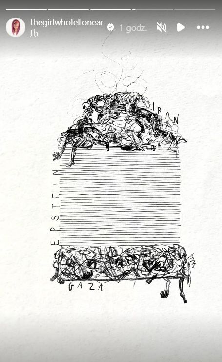 Graficzne komentarze Matyldy Damięckiej do ataku na Iran