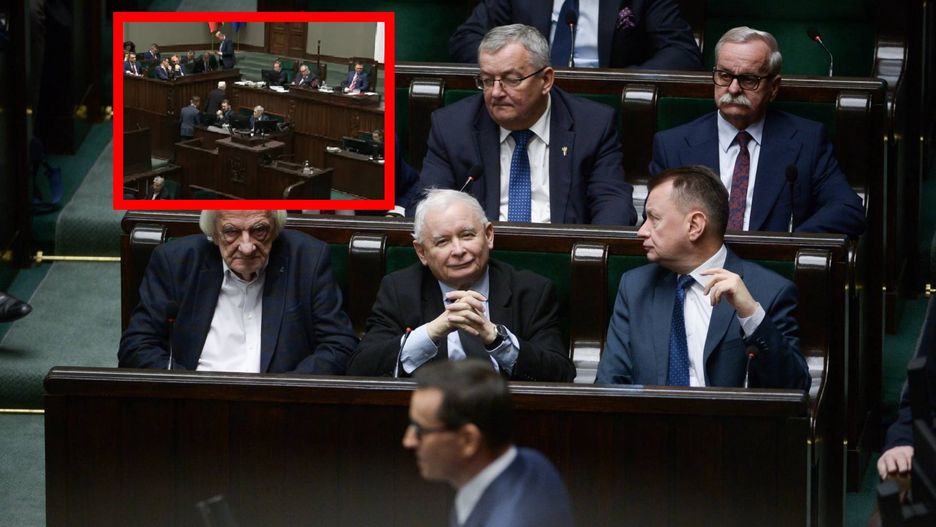 Jarosław Kaczyński nagle opuścił salę sejmową