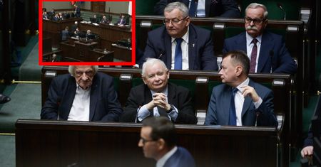 Hołownia zaprosił posłankę KO. Kaczyński natychmiast wyszedł