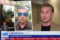 Christian Paul, "amerykański projektant mody" z "Wiadomości", zabrał głos