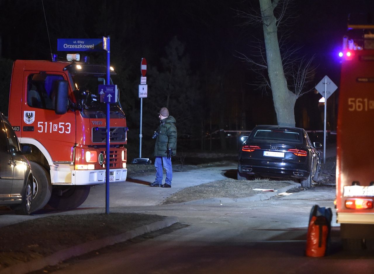 Rozbita limuzyna rządowa Beaty Szydło, 10.02.2017 r.