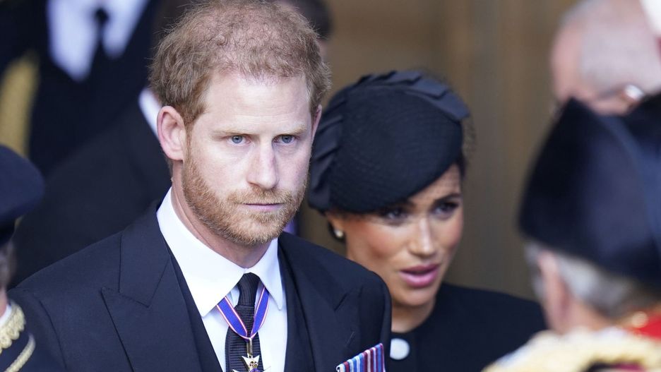 The Coffin Carrying Queen Elizabeth II Is Transferred From Buckingham Palace To The Palace Of Westminster
LONDON, ENGLAND - SEPTEMBER 14: Prince Harry and Meghan, Duchess of Sussex leave Westminster Hall, London after the coffin of Queen Elizabeth II was brought to the hall to lie in state ahead of her funeral on Monday on September 14, 2022 in London, England. Queen Elizabeth II's coffin is taken in procession on a Gun Carriage of The King's Troop Royal Horse Artillery from Buckingham Palace to Westminster Hall where she will lay in state until the early morning of her funeral. Queen Elizabeth II died at Balmoral Castle in Scotland on September 8, 2022, and is succeeded by her eldest son, King Charles III. (Photo Danny Lawson - WPA Pool/Getty Images)
WPA Pool
