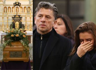 Urbańska i Józefowicz na pogrzebie Niny Andrycz (ZDJĘCIA)