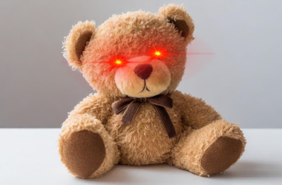 Maskotka opowiadała o niepokojących tematach