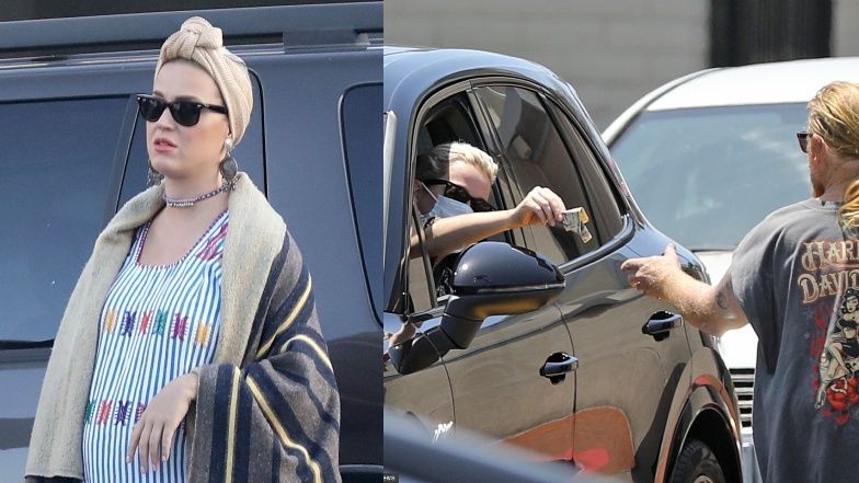 Katy Perry wręcza bezdomnemu 20 dolarów