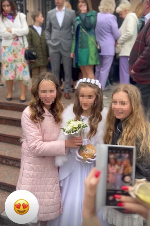 Komunia córki Justyny Steczkowskiej