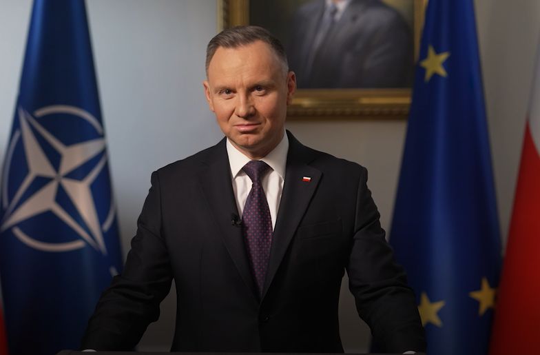 Andrzej Duda wygłosił orędzie. Uderzył w nowy rząd ws. TVP