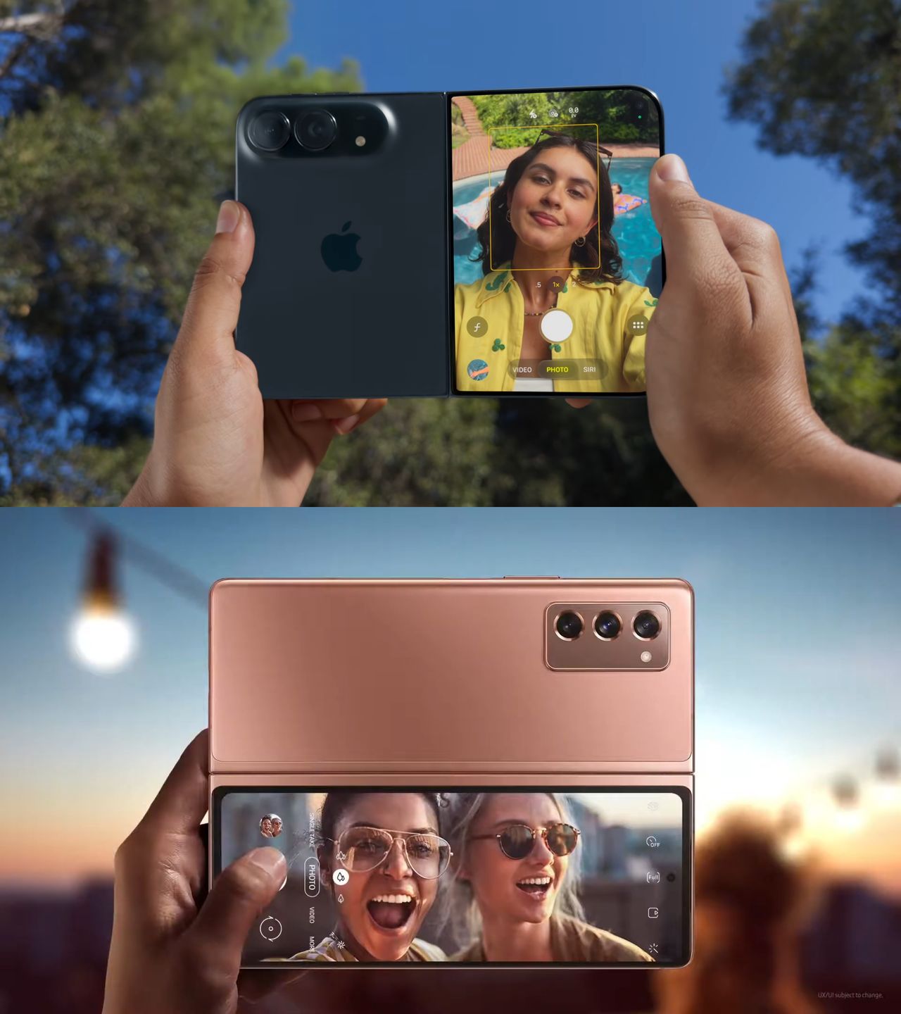 iPhone Duo i Galaxy Z Fold 2