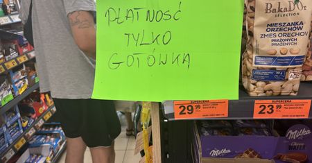 Awaria w Biedronce w Warszawie. "Promocje nie wchodzą"