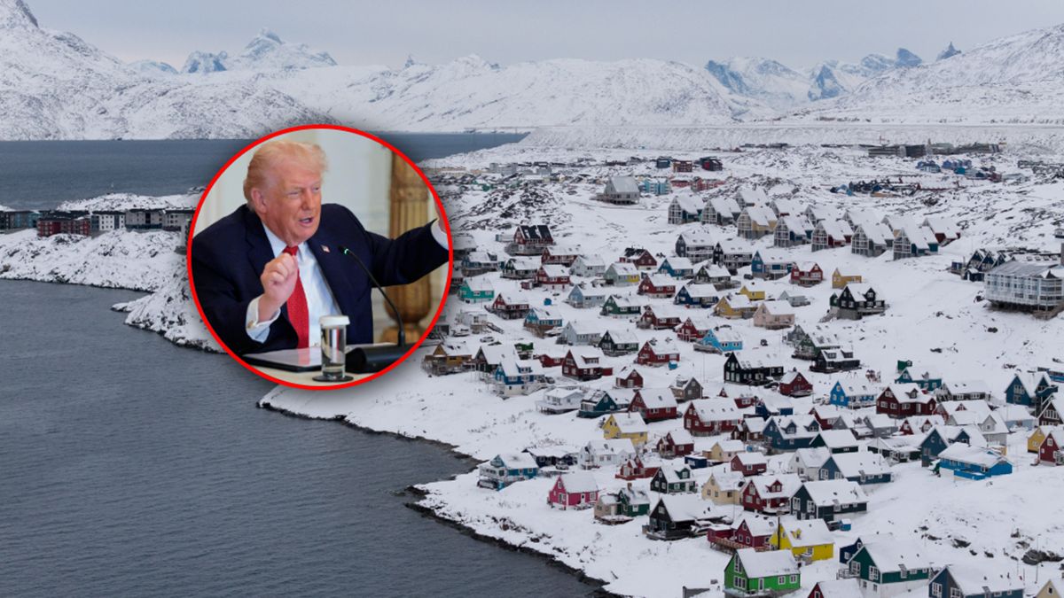 Donald Trump chce przejąć Grenlandię.