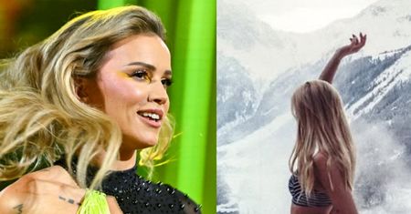 Maffashion wspomina wyjazd do Austrii, publikując zdjęcia, na których ROZNEGLIŻOWANA pozuje na tle zimowej scenerii