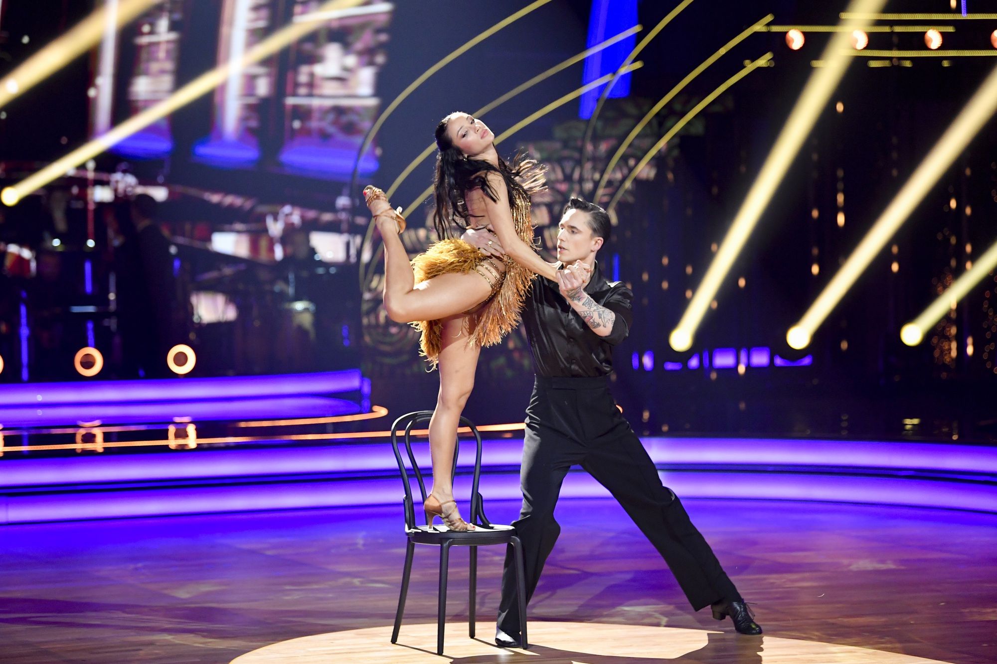 Natsu i Wojciech Kucina w "Tańcu z Gwiazdami"