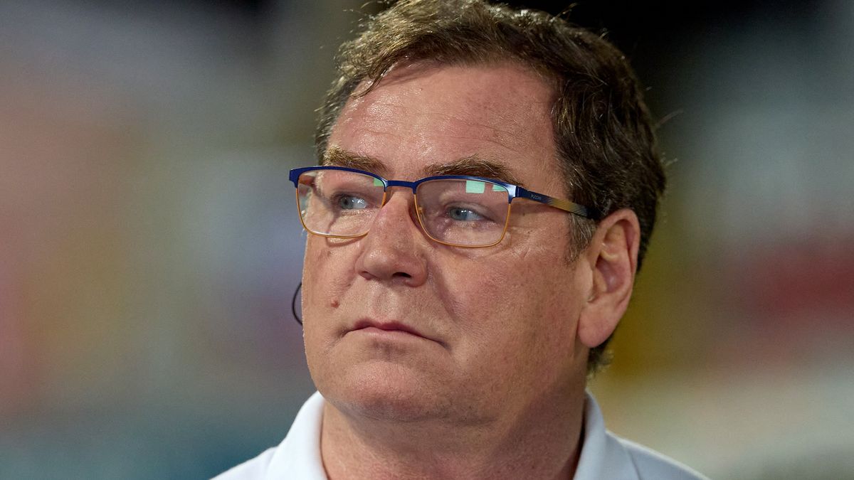 Jan Urban, head coach of Poland, looks on during an interview ahead of the FIFA World Cup 26 UEFA European Qualifier Group G match between Malta and Poland at the National Stadium in Ta' Qali, Malta, on November 17, 2025. (Photo by Domenic Aquilina/NurPhoto via Getty Images)