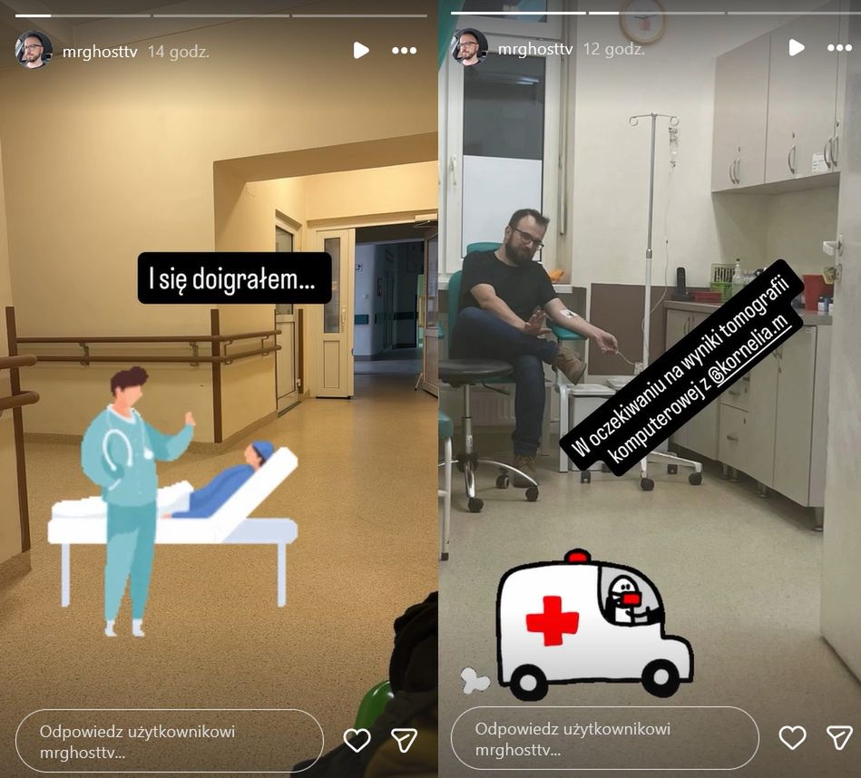 Marek ze "ŚOPW" w szpitalu