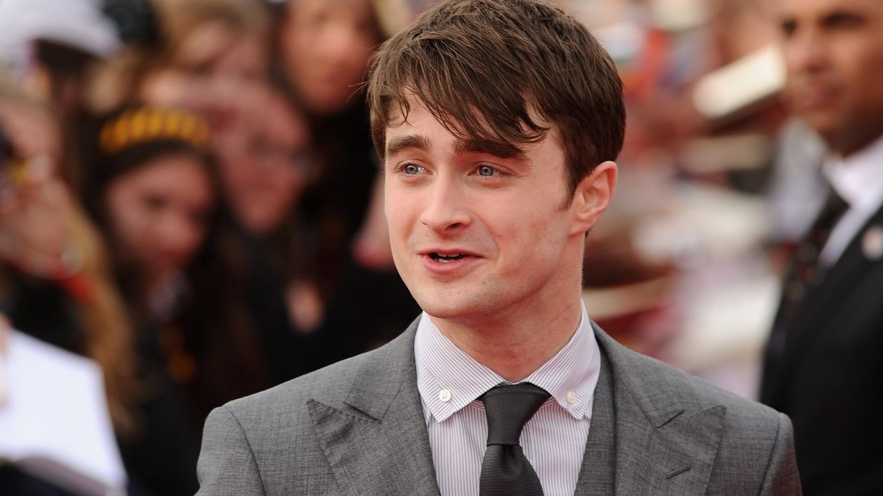 Daniel Radcliffe in 2011, during the grand premiere of the last part of Harry Potter's adventures.