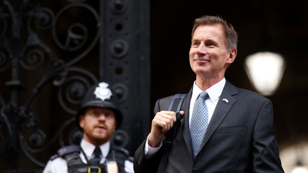 Brytyjski minister finansów Jeremy Hunt