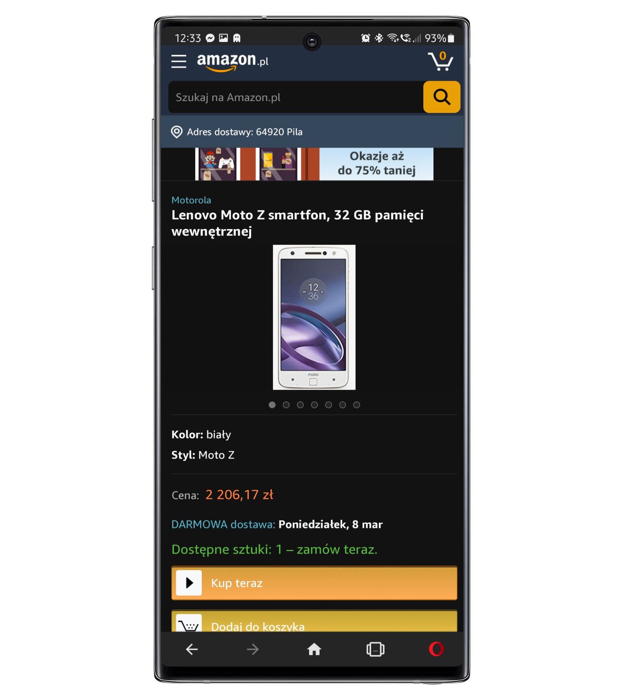 Kupno smartfonu na Amazon.pl? Czuję się jak na ruskim bazarze 2