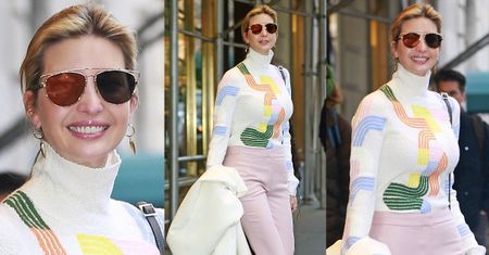 Ivanka Trump w pastelowej stylizacji