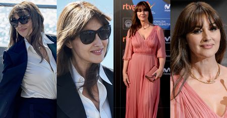 Monica Bellucci w dwóch stylizacjach na festiwalu filmowym w San Sebastian. Piękna? (ZDJĘCIA)