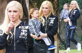 Gwen Stefani gra z najmłodszym synem w koszykówkę (ZDJĘCIA)