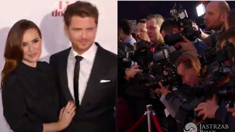 Marta Żmuda-Trzebiatowska i Kamil Kula na premierze Listów do M. 2