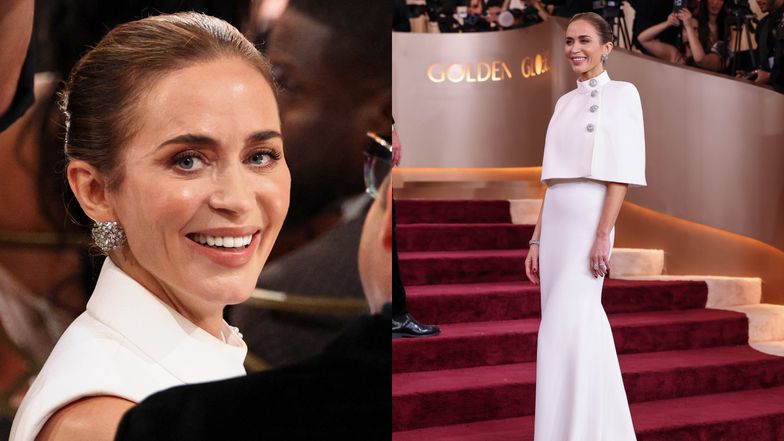 Złote Globy 2026. Emily Blunt prezentuje swoje odmienione lico