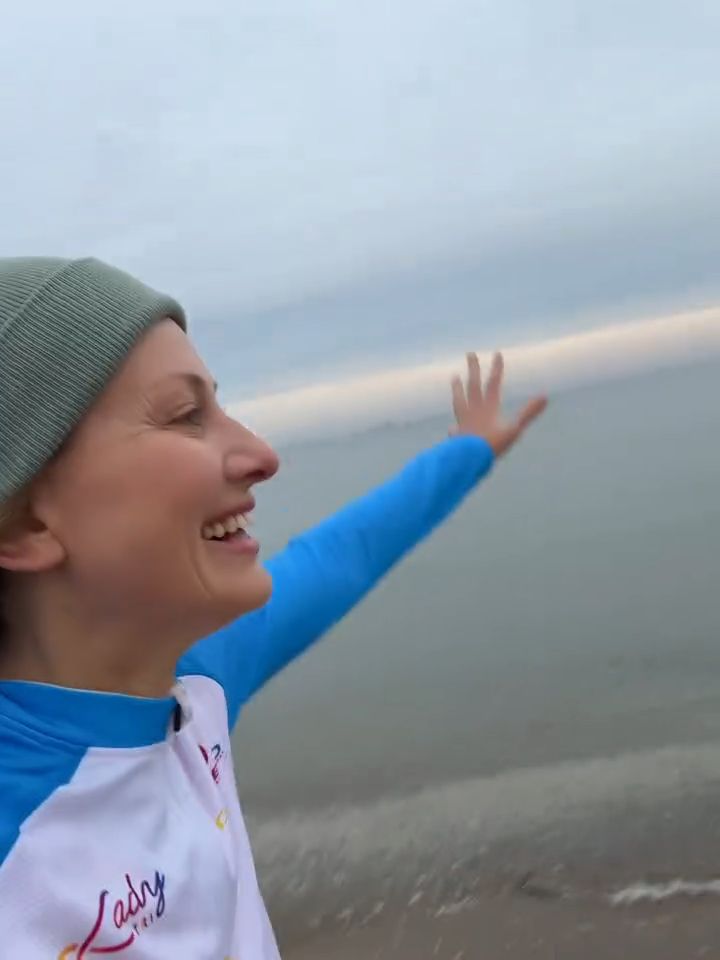Joanna Moro wskoczyła do lodowatej wody