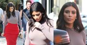 Kim Kardashian w BARDZO OBCISŁEJ bluzce... (ZDJĘCIA)