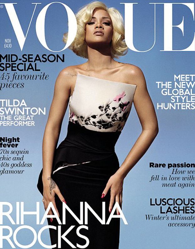 BLOND Rihanna na okładce "Vogue'a"!