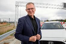 Andrzej Poczobut po przekroczeniu granicy