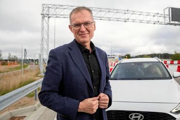 Andrzej Poczobut po przekroczeniu granicy