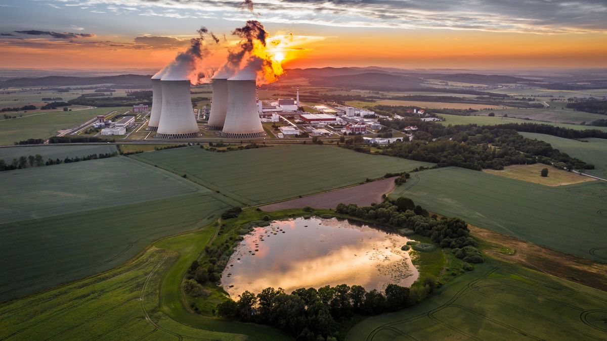 Elektrownia atomowa Temelin w Czechach, zdjęcie ilustracyjne 