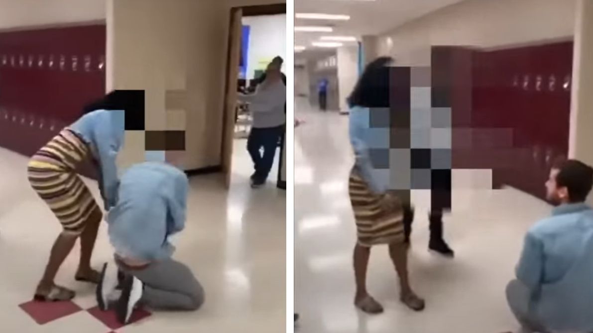 Uczennica zaatakowała nauczyciela