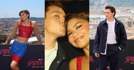 Cekinowa Zendaya i Tom Holland pozują na tle rzymskiej panoramy. Małżeństwo im służy? (ZDJĘCIA)
