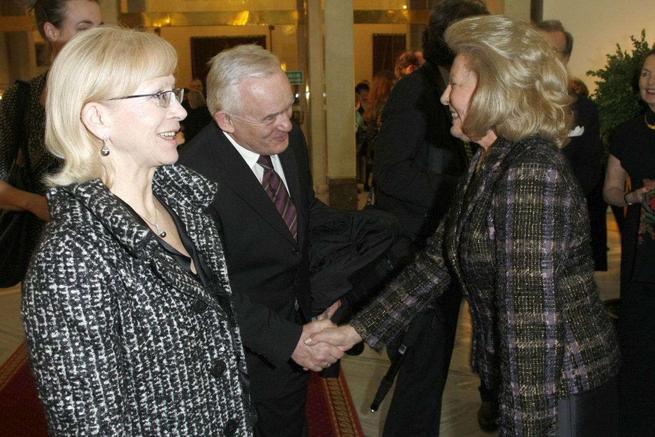scena z: Aleksandra Miller, El?bieta Penderecka, Leszek Miller SK: , fot. Engelbrecht/AKPA
