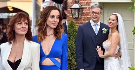 Internauci są ZGORSZENI suknią ślubną córki Susan Sarandon: "Jak można tak świecić piersiami?!". 39-latka zareagowała