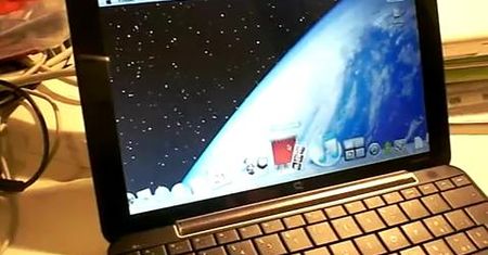 HP Mini 700 z systemem OS X i działającymi kamerą i WiFi