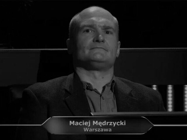 Uczestnik Milionerow Maciej Mędrzycki nie żyje