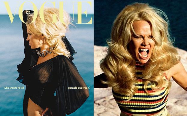 Pamela Anderson została okładkową gwiazdą czeskiego "Vogue'a"!
