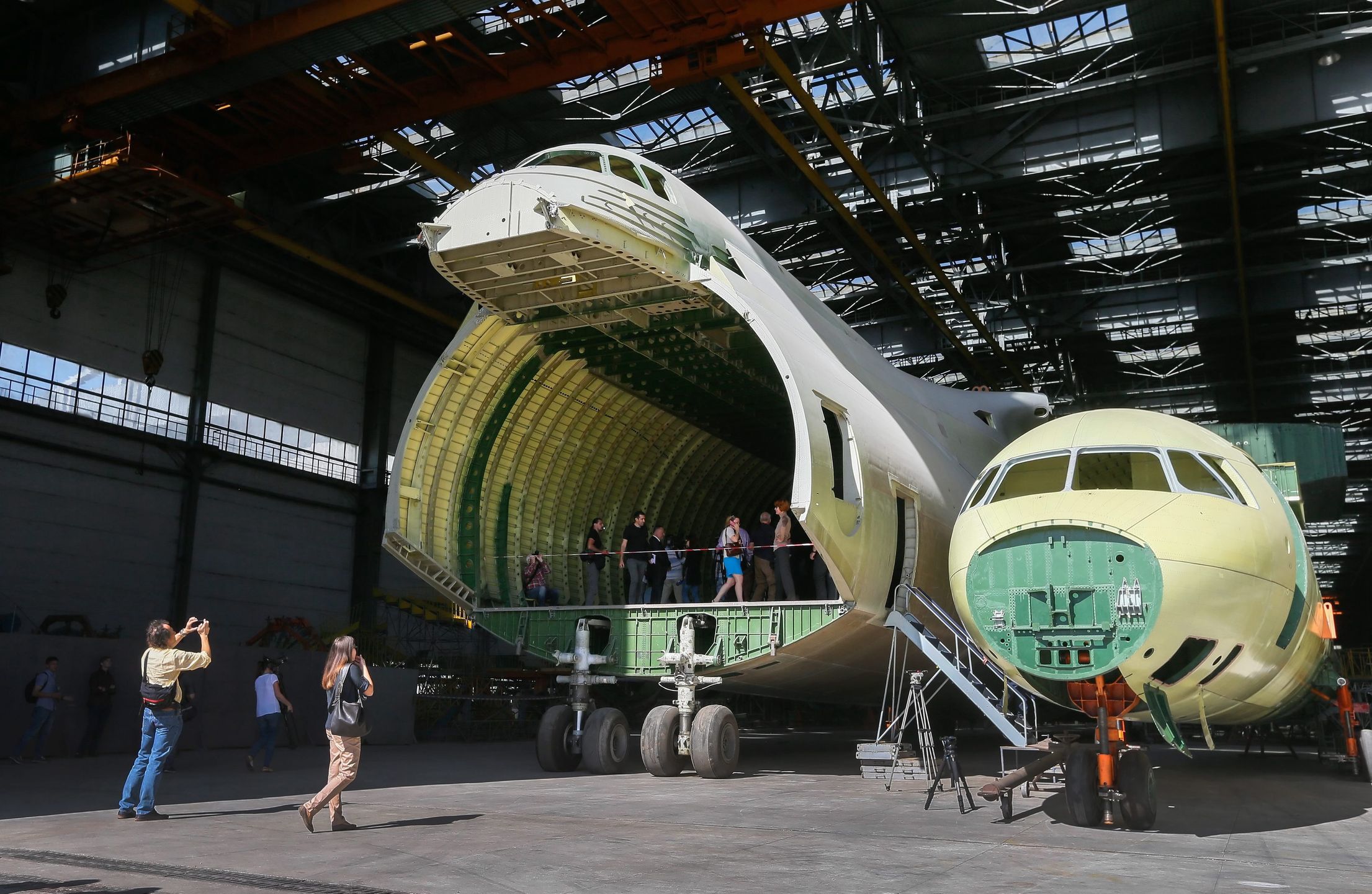 Zachował się niedokończony kadłub drugiego egzemplarza An-225 Mrija