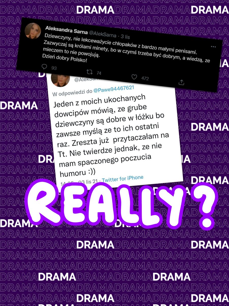 Psycholożka Aleksandra Sarna wyśmiewa ludzi na twitterze