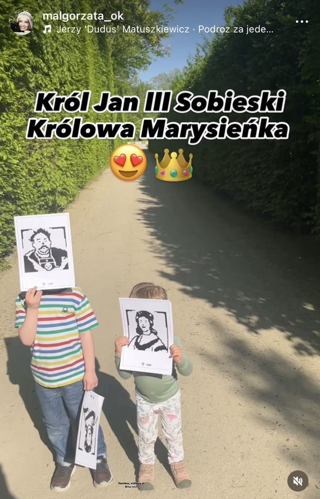 Małgorzata Ostrowska-Królikowska relacjonuje majówkę z wnukami