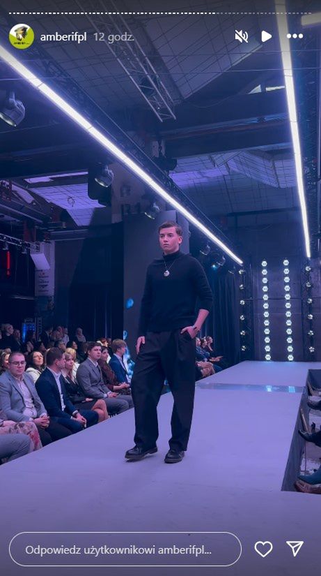 Szymon Bieniuk jako model