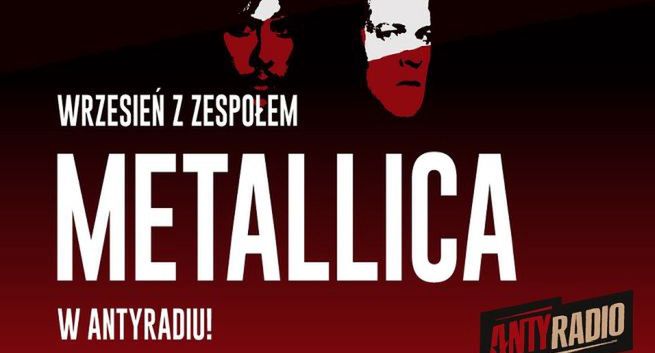 Antyradio we wrześniu częściej zagra Metallicę. Będą też konkursy i atrakcje na 30-lecie "Czarnego Albumu"